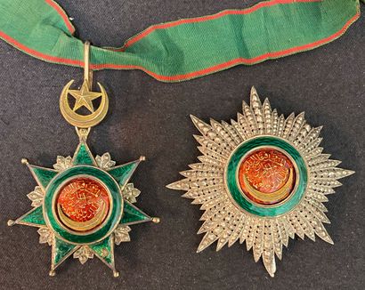 null Turkey - Order of the Osmanie, founded in 1861, set of 2nd class (grand officer),...