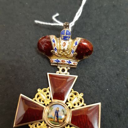 null Russie - Ordre de Sainte-Anne, fondé en 1735, modifié en 1797, croix de 2e classe...