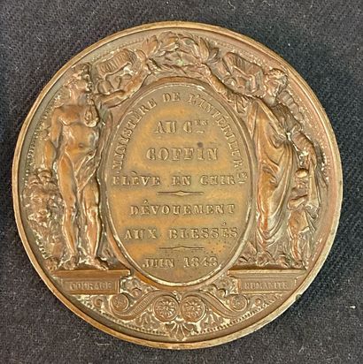 null Blessés de 1848, Médaille d'honneur du ministère de l'Intérieur de 1re classe...
