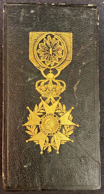 null France - Ordre de la Légion d'honneur, Second Empire, étoile d'officier en or...