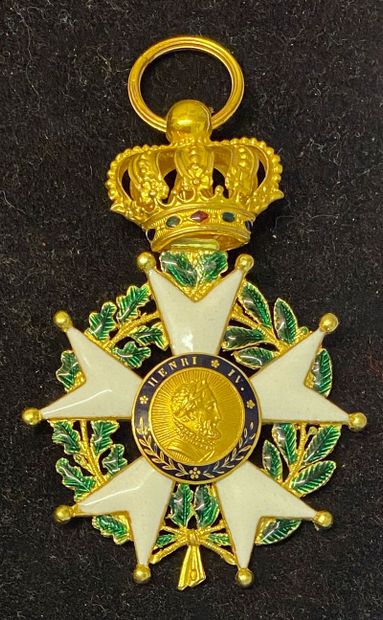 null France - Order of the Legion of Honor - July Monarchy, gold and enamel officer's...