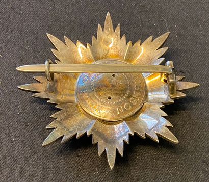 null Italie - Ordre du Mérite de la République, fondé en 1951, plaque de grand officier...