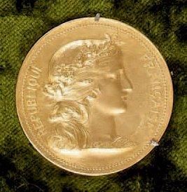 null Médaille de reconnaissance du Conseil Général de la Haute-Loire, à l'effigie...