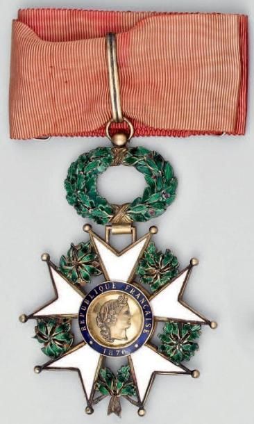 null Ordre de la Légion d'honneur, instituée en 1802, IIIe République, étoile de...