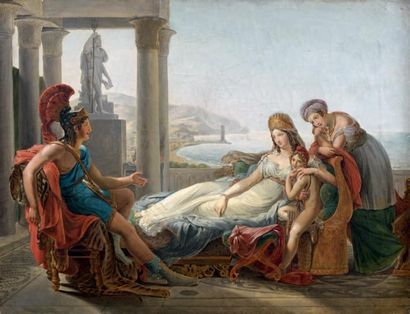 Atelier de Pierre Narcisse GUERIN (1774-1833) Enée racontant à Didon les malheurs...