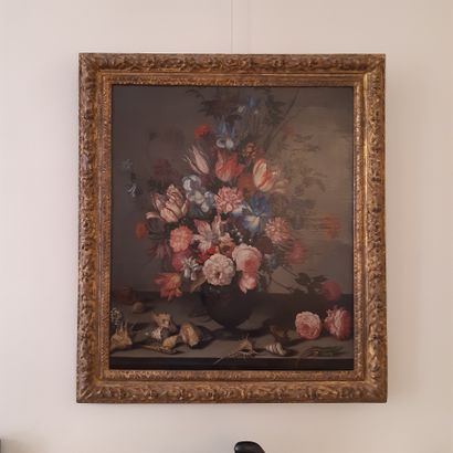 Balthasar van der AST (Middelbourg 1593/94 - Delft 1657) Iris, tulips, carnations,...