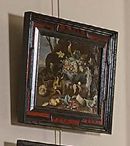 Jan van KESSEL le JEUNE (Anvers 1654 - Madrid 1708) Nature morte avec coupes de porcelaines...
