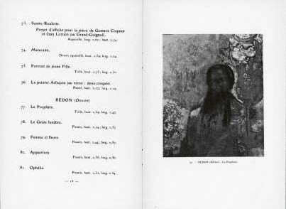 Odilon REDON (1840-1916) 
Le prophète
Huile sur toile, signée en bas à droite.
54...