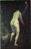 LOUIS ANQUETIN (1861-1932) Nude woman from behind
White chalk and charcoal, signed...