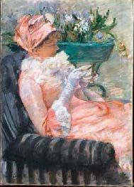 Mary CASSATT (1844-1926) 
Étude pour La tasse de thé ou L'heure du thé, vers 1879-1881



Huile...