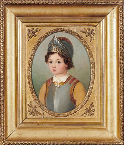 École Française du XIXe siècle Portrait du vicomte Charles Reille
Huile sur toile.
Annotée...