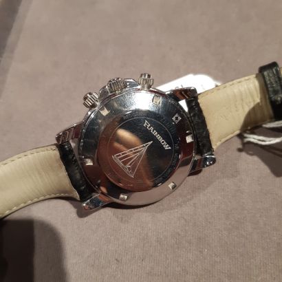Zenith - Rainbow 
Montre bracelet en acier avec chronographe.
Lunette tachymètre....