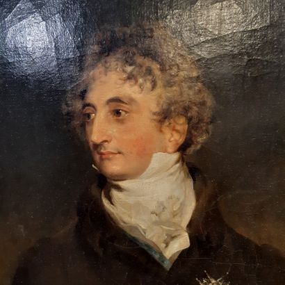 Atelier de Thomas LAWRENCE (1769-1830) 
Portrait d'Arnaud Emmanuel du Plessis, duc...