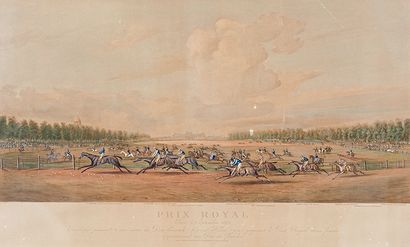 D'après MILLS et STURGESS, gravée par HESTER Prix Royal, 1824 - Punchestown, 1872
Deux...