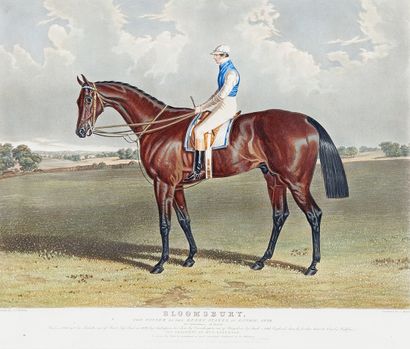 D'après HERRING, gravées par REEVE et HUNT Priam, vainqueur du Derby d'Epsom, 1830
Bloomsbury,...