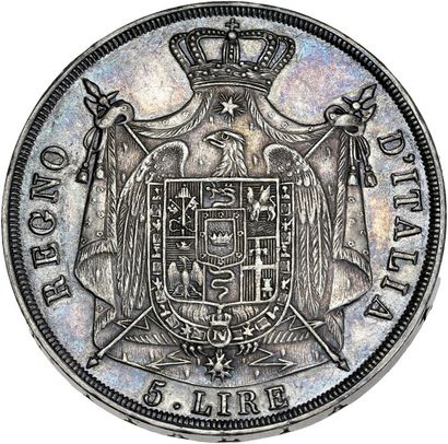 null Règne d Italie, Napoléon, roi d Italie (1805-1814) 20 lire or. 1808. Milan....
