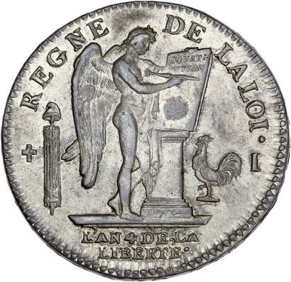 null LOUIS XVI (1774-1793) Ecu constitutionnel. 1792. Limoges. D. 1718. TTB à su...