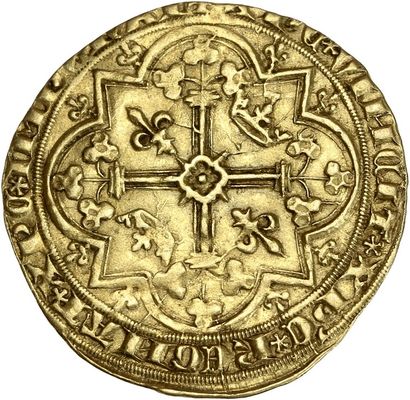 null CHARLES V (1364-1380) Franc à pied. 3,75 g. D. 360. TB à TTB.