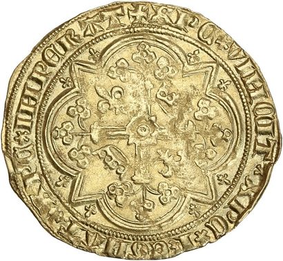 null CHARLES V (1364-1380) Franc à pied. 3,83 g. D. 360. TB à TTB.
