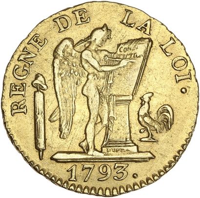 null CONVENTION (1792-1795) 24 livres or. 1793. Paris. G. 62. Très bel exemplair...