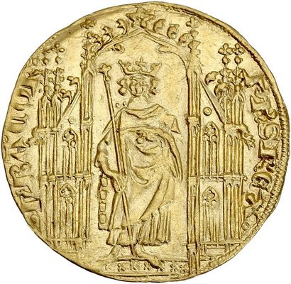 null PHILIPPE VI (1328-1350) Royal d or. 4,21 g. D. 247. Superbe.