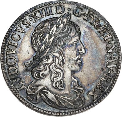 null LOUIS XIII (1610-1643) Demi écu de 30 sols en argent, 2e poinçon de Warin. 1642....