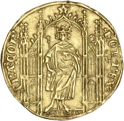 null CHARLES IV (1322-1328) Royal d or. 4,16 g. D. 240. Très bel exemplaire.