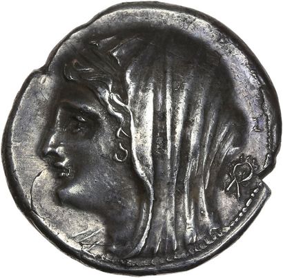 null SICILE : Syracuse Seize litrae (275-215 av. J.-C.). Règne de Hiéron II. Tête...