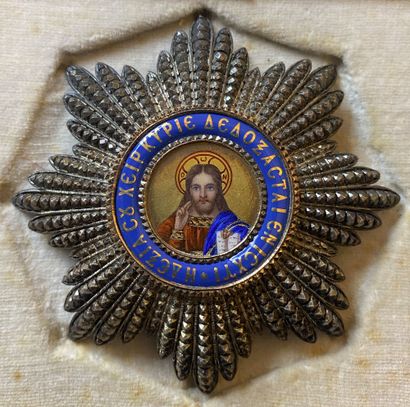 null Grèce - Ordre du Sauveur, ensemble de grand-croix du deuxième type vers 1863,...