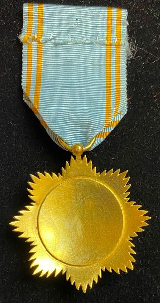 null Comoros - Order of the Star of Anjouan, founded in 1874, knight's jewel in vermeil...
