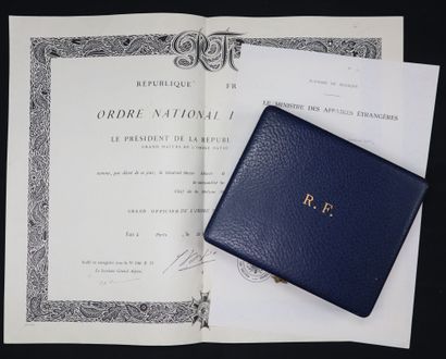 null France - Ordre national du Mérite, plaque de grand-officier du premier type...