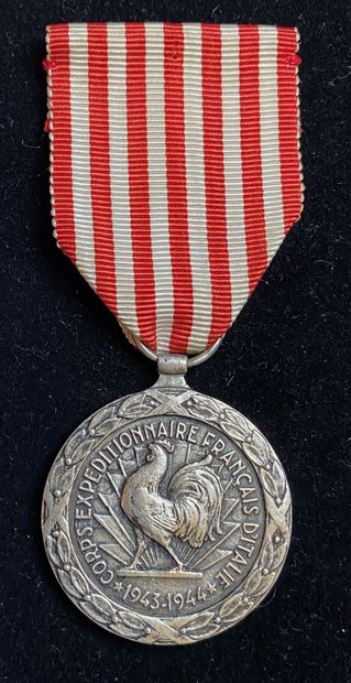 null Commemorative medal of the French Expeditionary Corps in Italy, 1943-1944 in...