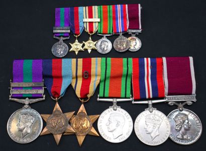 null United Kingdom - Range of six decorations in ordinance size: General Service...