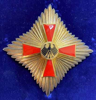 null Allemagne - Ordre du Mérite de la république, ensemble de grand-croix de 2e...