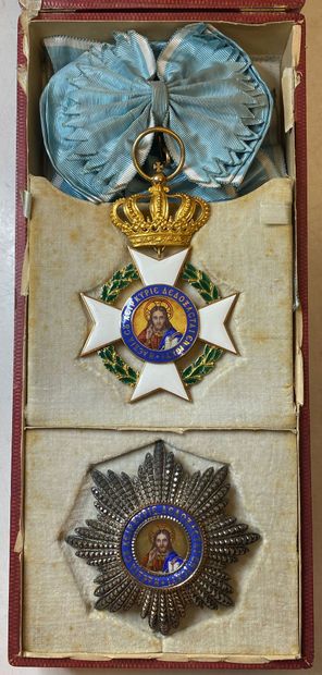 null Greece - Order of the Saviour, set of grand crosses of the second type circa...