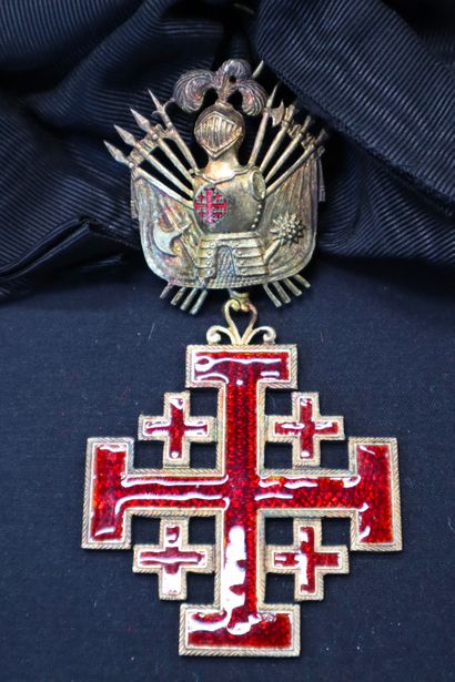 null Vatican - Ordre du Saint-Sépulcre, réorganisé en 1847, ensemble de grand-croix...