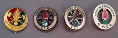 null Foreign Legion - Pioneers of the Foreign Legion, 4 badges: 12th pioneer battalion...