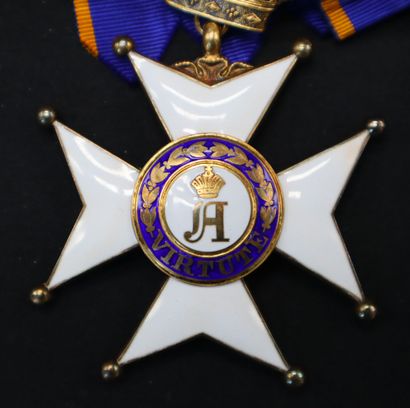 null Luxembourg - Ordre du Mérite civil et militaire d'Adolphe de Nassau, ensemble...