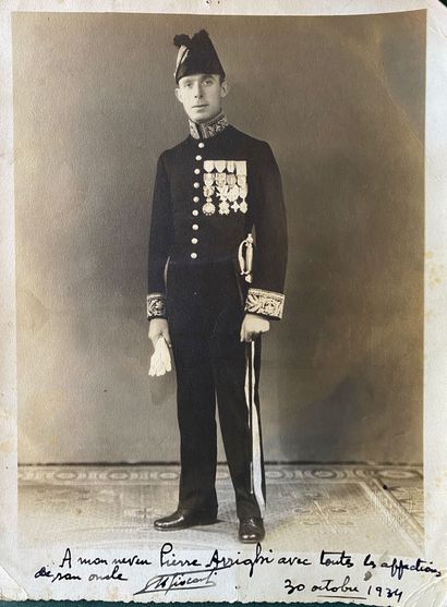 null Souvenirs de François Marie Giocanti, uniforme de vice-consul et ses décorations...