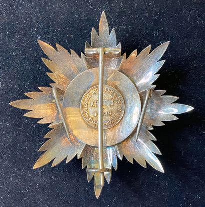 null Russie - Ordre de Sainte-Anne, fondé en 1735, plaque de Ire classe (grand-croix),...