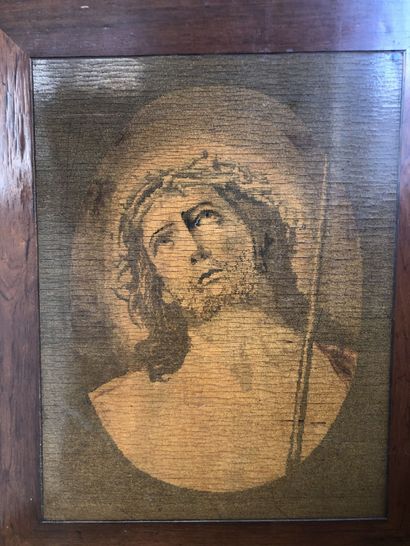 null 
D’après Guido Reni, XXe siècle.




Ecce Homo.




Micro-mosaïque de bois.




62...