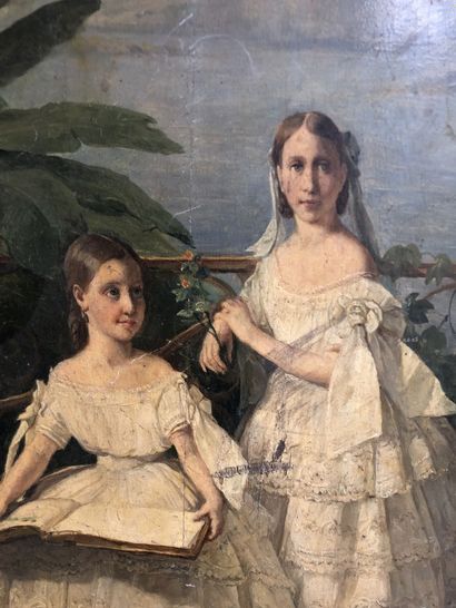 null 
Attributed to François Auguste Biard (1798-1882).




The princesses Leopoldina...