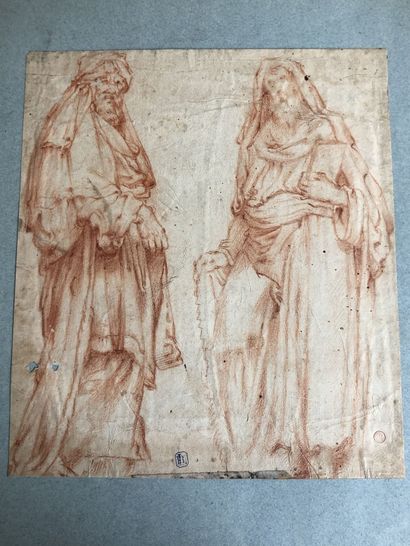 null 
Attributed to Abraham Blomaert (1564-1651).




Two figures of saints, including...
