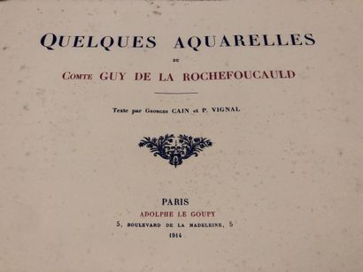 null 
Guy de la Rochefoucauld (1855-1912).




Quelques aquarelles du comte Guy de...