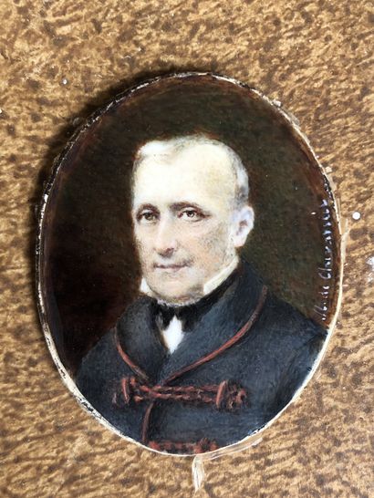 null 
French school, around 1860


Presumed portrait of Prosper Mérimée, in bust,...