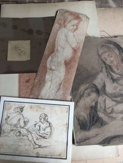 null 
Lot of 8 old drawings (XVIIIth-XIXth century).




Various subjects, various...