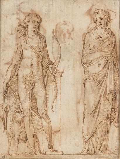 Attribué à Girolamo da CARPI (Ferrare, 1501 - 1559)