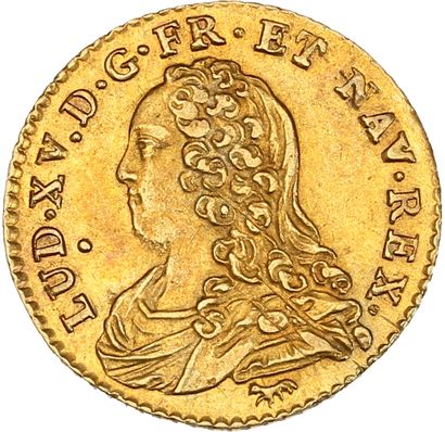 null LOUIS XV (1715-1774)
Demi louis d'or aux lunettes. 1735. Paris. 4,10 g.
Buste...