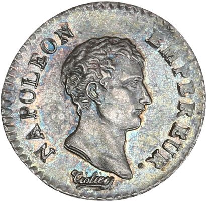 null PREMIER EMPIRE (1804-1814)
Quart de franc Napoléon Empereur. An 12. Paris.
Sa...