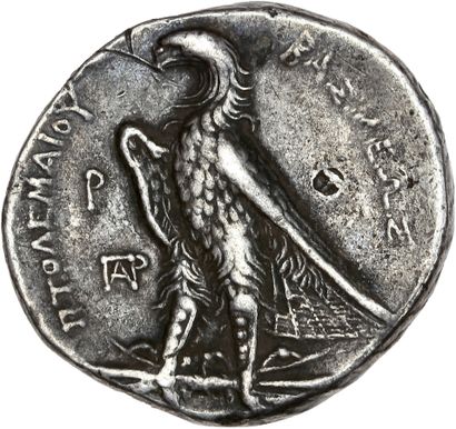 null ROYAUME d'ÉGYPTE : Ptolémée V Épiphane (204-180 av. J.-C.)
Tétradrachme. Alexandrie....